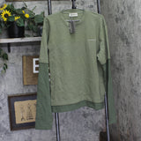 Carrer Mens Roque Layered Look Long Sleeve Tee 10003211ROQUEDLS Green XL