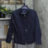 Mackintosh New England Double Closure Parka Anorak Jacket Coat Navy Blue L