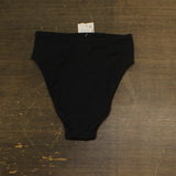 Jessica Simpson Womens High-Waist Pull-On Bikini Swim Bottom SSSL24750 Black S