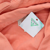 Guess Womens Button Up Neva Utility Jumpsuit W2GA25WDX72 Salmon Pink S
