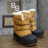 Cat & Jack Toddler Boys Denver Winter Boots 88236548 Cognac Brown 10T