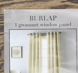 Nanshing Filtering Single Curtain Panel with Grommet Top Tan Brown 54" x 95"