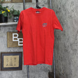 Elvis Mens  Presley's Memphis Embroidered T-Shirt Red L