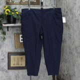 Cj Banks Womens Plus Size Ankle Shape Mid Rise Pants 5306
