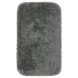Garland Rug Finest Luxury Ultra Plus Washable Fuzzy Bath Mat Rug Dark Gray 24x40