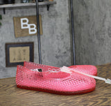 Wild Fable Womens Isabella Jelly Flats 92986668 Light Pink 10M