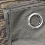 Sun Zero Light Filtering Single Grommet Curtain Panel Brown 40x84