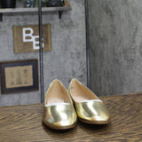 Journee Collection Women's Comfort Kavn Dress Flats KAVN-WD Gold Yellow 7.5W