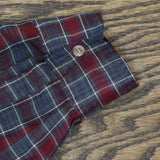 Evan Von Furstenberg Mens Long Sleeve Button Up Shirt Red Gray Multi XL