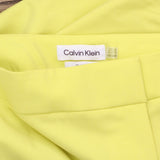 Calvin Klein Womens Plus Size Lux Highline Tab-Waist Pants Pear Green 22W