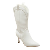 Wild Fable Womens Bryce Heeled Western Cowboy Boots 92229987 White 9.5M
