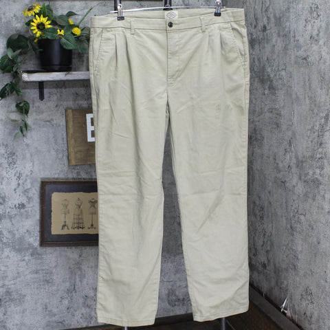 St. Jones Bay Mens Stretch Khaki Pants 166fe54271dc16 Brown 40x34