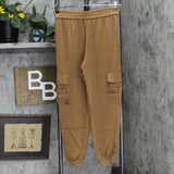 Alice + Olivia Womens Cargo Woven Jogger Pants CC909205118 Camel Brown S
