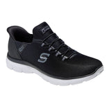 S Sport By Skechers Womens Syrka Step-Ins Low Top Sneakers 90429464 Black 6.5M