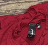 Trixxi Juniors Knit Mock-Turtleneck A-Line Dress Red M