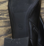 A New Day Block Heel Slouchy Faux Leather Booties Black 7.5M
