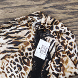 INC International Concepts Printed Shortie Pajama Shorts Mixed Animal Brown L