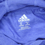 Adidas Girls Athletic Knit Pullover Hoodie 166a381a07811f Blue M