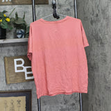 State Of Day Womens Fluid Knit Pajama Shirt Top 100189787MS Sea Coral Pink XL