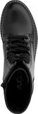 Sugar Womens Kaedy Faux Leather Combat & Lace-up Boots SGR-KAEDY Black 8M