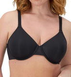 Bali Womens Sleek Support Smoothing Underwire T-Shirt Bra Black 38D