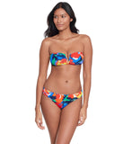 Lauren Ralph Lauren Floral Printed Hipster Bikini Bottom Multicolor Blue 16