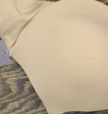 Auden Womens Luxe Stretch Comfort Wire Demi Bra T-Shirt Pearl Tan Brown 38D