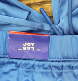 Joylab Low-Rise Satin Tear Away Track Pants 94628903 Vibrant Blue XS