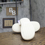 Stars Above Merritt Platform Shine Scuff Slide Slippers Silver Gray S (5-6)