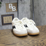 Universal Thread Womens Low Top Lace Flat Sneakers White Multi 10M