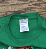 Dr. Seuss Grinch Christmas Wreath Boys Graphic T-Shirt Kelly Green M
