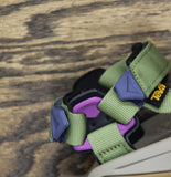 Teva 5 Universal Sport Adjustable Strappy Open Toe Sandals Iguana Green Multi 6M