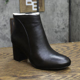 Inc International Concepts Womens Floriann Block-Heel Ankle Booties Black 7M