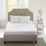 Sleep Philosophy Topper Moister Wicking Mattress Pad Highline White Full