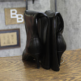 A New Day Womens Nelly Under Knee Heeled Boots Faux Leather 94637610 Black 8M