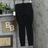 Bar III Petite High-Rise Stretch Pull-On Leggings 100174612PT Black PP