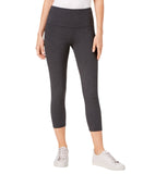 Style & Co Knit Stretch Yoga Tummy-Control Leggings Charcoal Heather Gray M