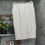 DKNY Womens Pull On Knit Pencil Skirt P2ANQM27 Pebble Brown L