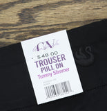 Gloria Vanderbilt Slimming Pull-On Trousers 30239209 Black 6P Short