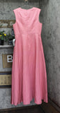 Aidan Mattox by Adrianna Papell Jacquard Ball Gown Dress Summer Rose Pink 16