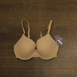 Auden Womens Luxe Stretch Comfort Wire Demi Bra 94266751 Pearl Tan Brown 34DD