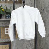 Gildan Kids Youth Boys Fleece Hoodie Hooded Sweatshirt 1666b392ad8254 White M