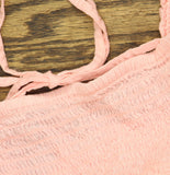 And Now This Cotton Lace-Up Back Fit & Flare Dress 87013M Bubblegum Pink L