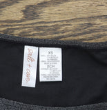 Salt + Cove Juniors Lurex Hipster Bikini Bottom SC25081BB Black XS