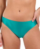 La Blanca Earth Goddess Scoop Front Hipster Swimsuit Bottom Teal Blue Green 12