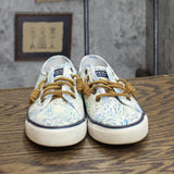 Sperry Womens Top-Sider Lace Up No Tie Sneakers 1673ee49c58651 Blue Multi 6M