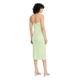Wild Fable Womens Plisse Column Midi A-Line Dress 90085806 Sage Green S