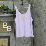 Reebok Womens Knit Active Graphic Tank Top Purple M
