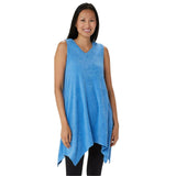 Anybody Women's Baby Terry Hooded Sharkbite Tunic A354753 Marina Blue XS