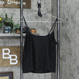 DKNY Womens Woven Cami Camisole 1658a421188bde Black Check Measurements